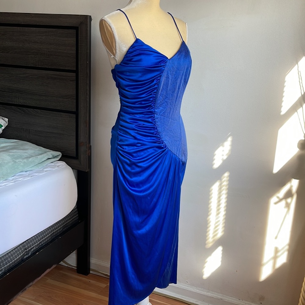 Riccardo vintage dress color blue - Picture 3 of 13
